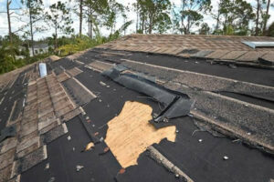 damaged roof